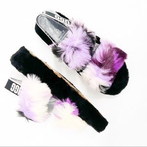 UGG OH YEAH TIE DYE SLIDE Slipper Sandals 1119821 MAGNOLIA.